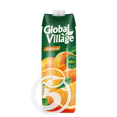 Нектар "Global Village" апельсиновый 0,95л по акции в Пятерочке