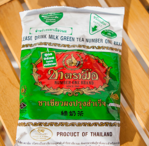 Тайский молочный зеленый чай или Thai milk tea