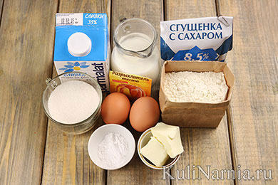 Торт Молочная девочка пошаговый рецепт