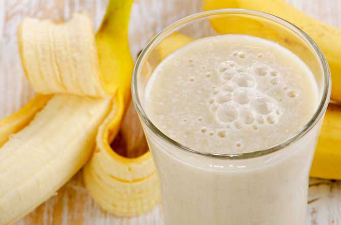 бананы, кефир и молоко для похудения