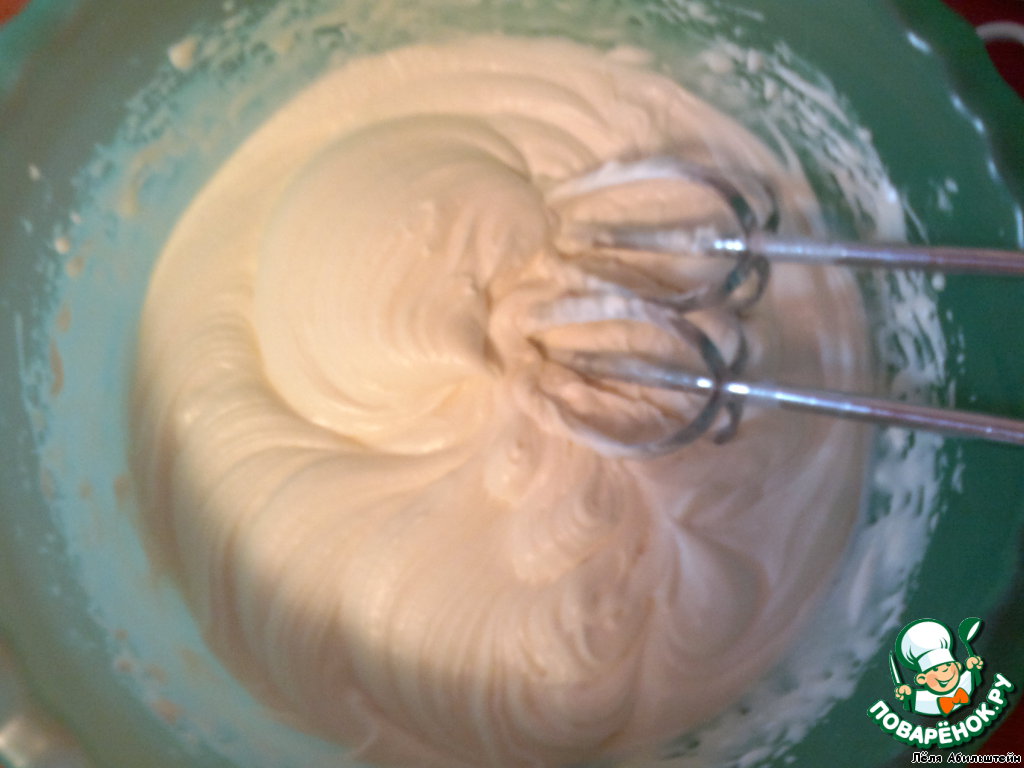 Мороженое "Птичье молоко" простой пошаговый рецепт с фото #10