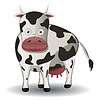 Мультяшный корова | Векторный клипарт